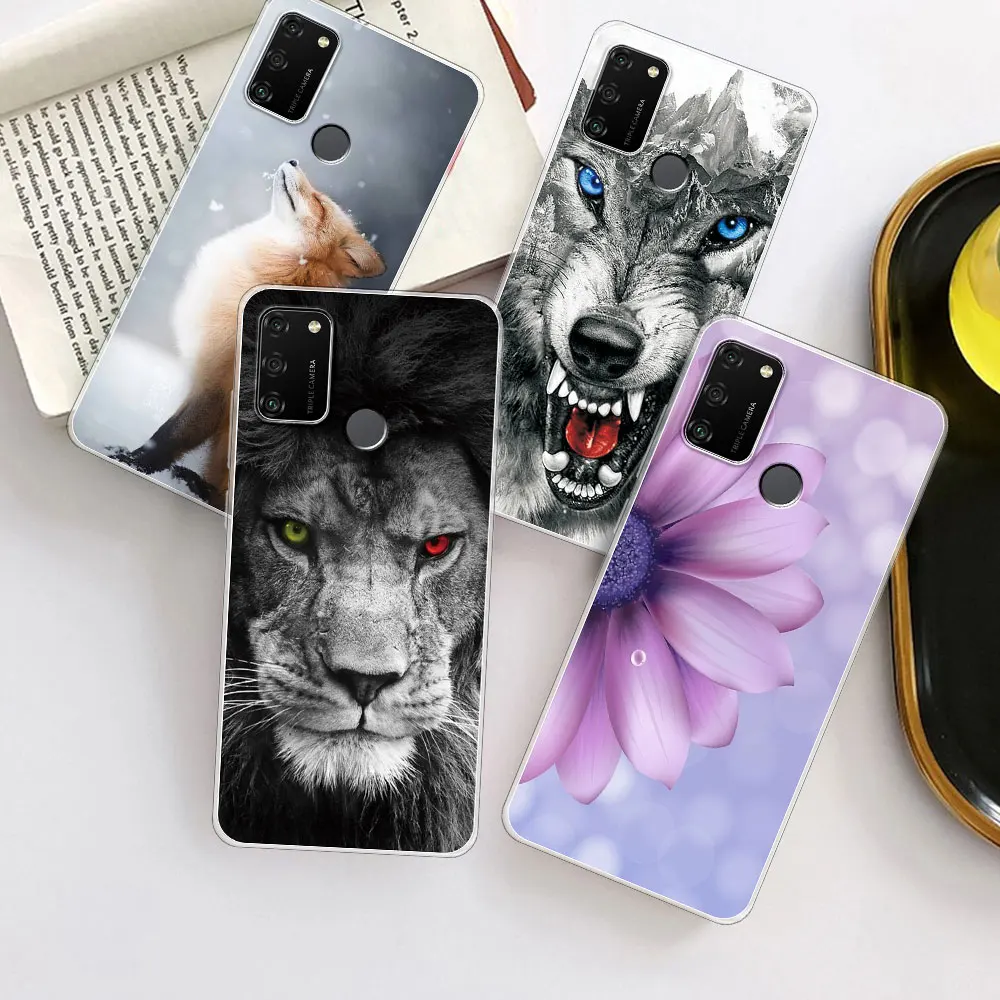 Crystal Clear Protective Phone Case with Scenic Design – Transparent Fashion Cover