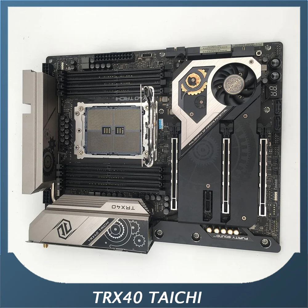 Hot Sale Desktop Motherboard For ASROCK TRX40 TAICHI 8×DDR4 8+24 PIN ATX 256GB Support 3970X 3900X Fully Tested 3 Hot Sale Desktop Motherboard For ASROCK TRX40 TAICHI 8×DDR4 8+24 PIN ATX 256GB Support 3970X 3900X Fully Tested