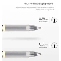 6/8Pcs/Set MUJIs Gel Pen Black/Red/Blue 0.38/0.5mm Ink Japan Color Pen Office School Ballpoint Pen Japanese Kawaii Stationery 5