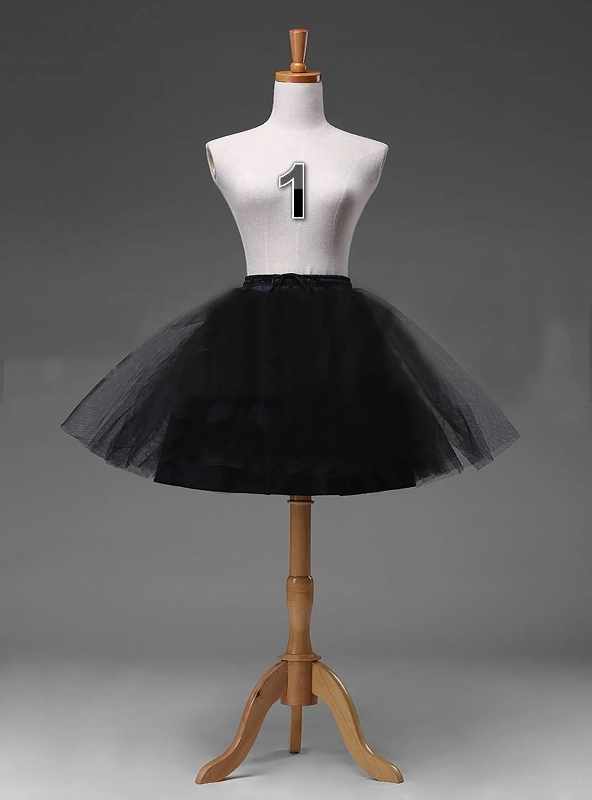 Black Bridal Petticoat Crinoline Underskirt Hoop/Hoopless/Mermaid/Fishtail