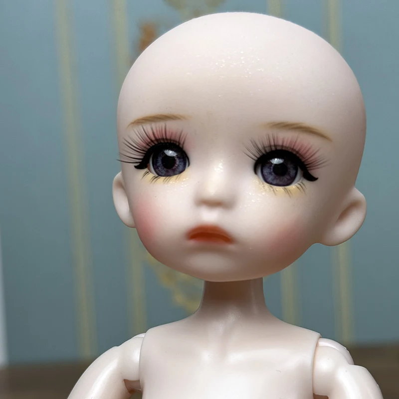 White / Nude Skin 1/6 Bjd Doll Mechanical Joint Body 30cm Practice Makeup Doll Kids Girls Doll Toy Gift 2
