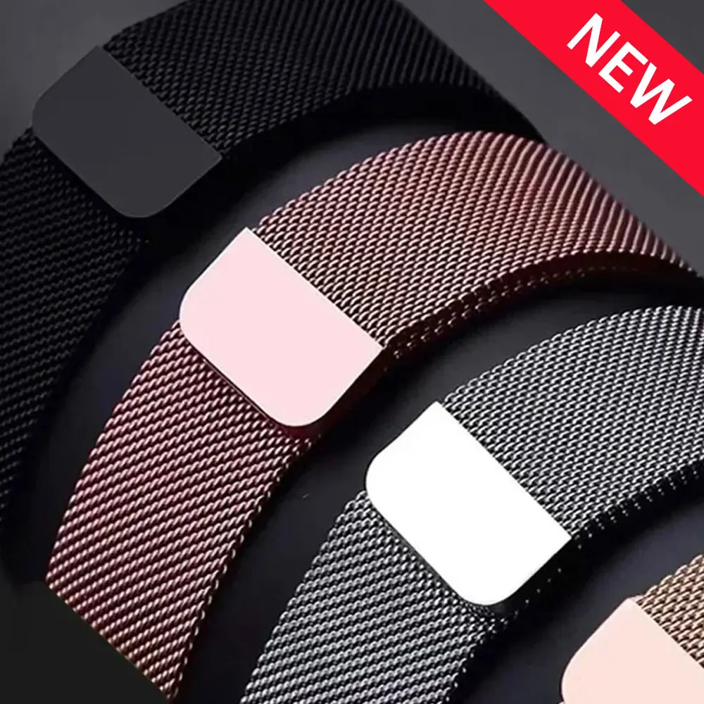 Elegant Milanese Loop Metal Bracelet Watch Strap