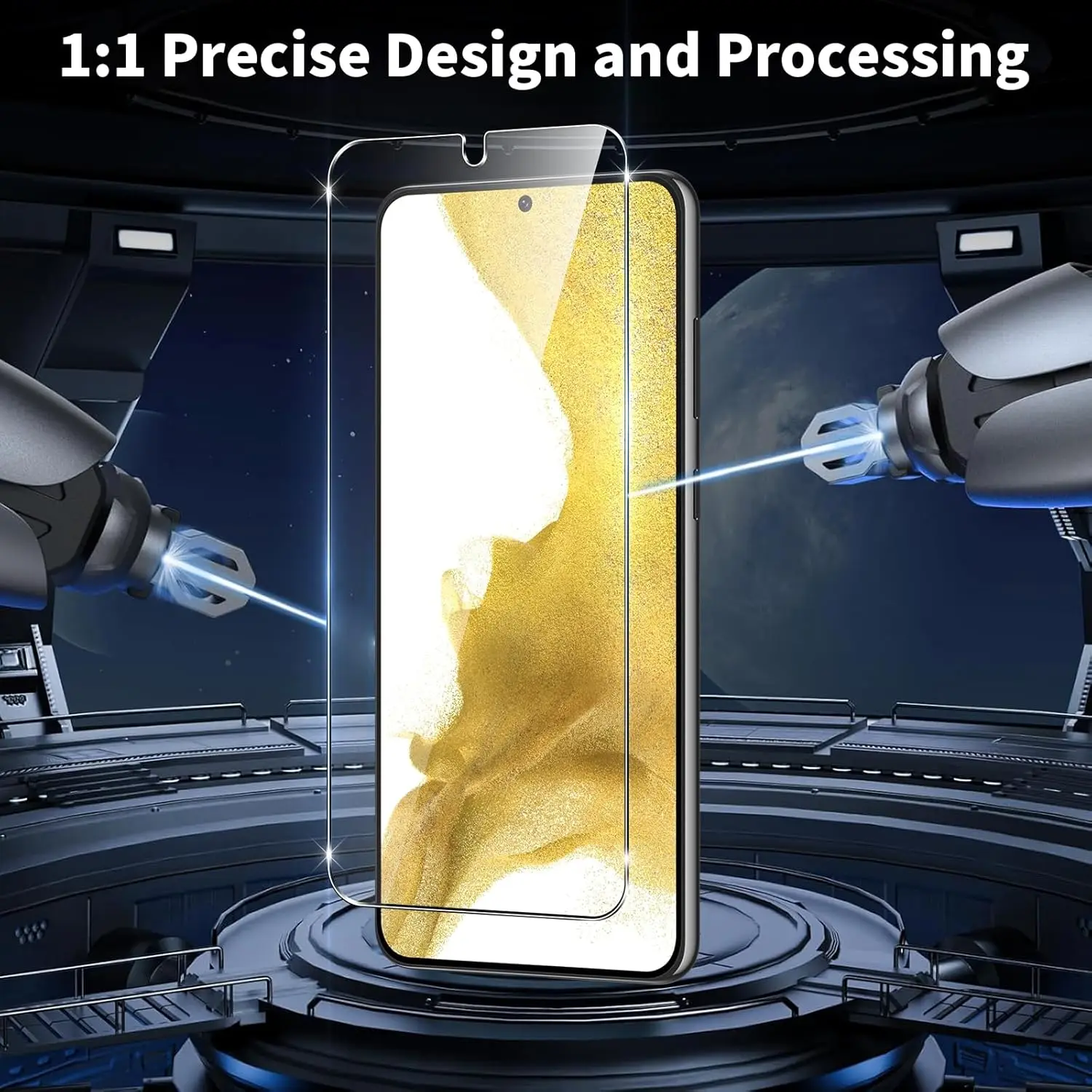 Full Coverage High-Definition 6.1-Inch Anti-Drop Tempered Glass Screen Protector