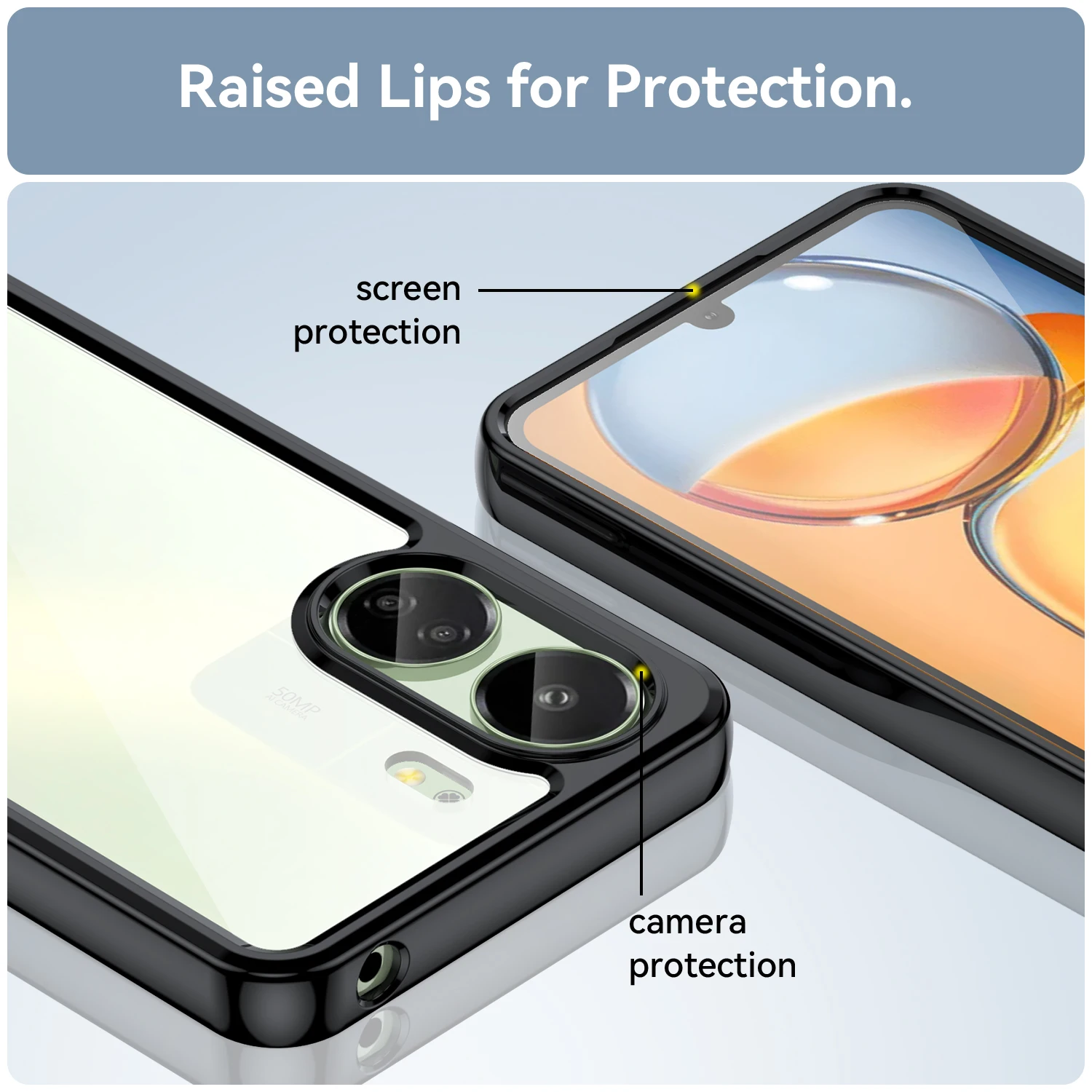 Xiaomi Redmi Clear TPU Protective Phone Case 4