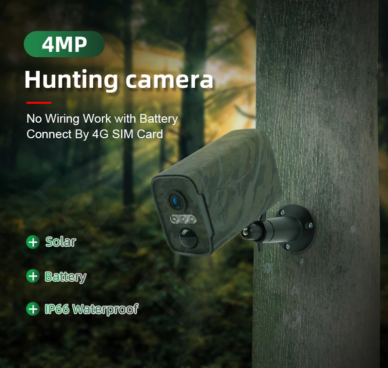 Lovna kamera s priključenim reflektorom