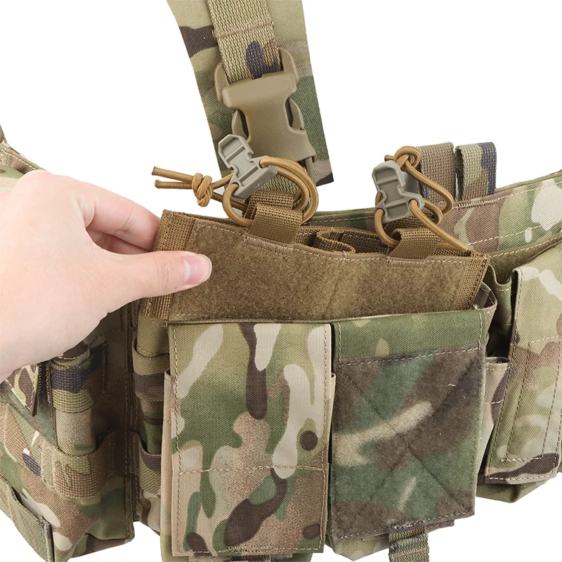 Emerson UW IV Chest Rig GP Pouch 556 762 MOLLE Weste Multi Pocket H Harness Schnellschalterplattform für EDC Tools Radio Mag Storage – Detail 16