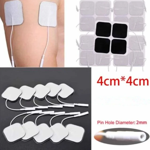 100/50/20P Tens Electrodes Pad EMS Muscle Stimulator Patch Reusable Replaceable Non Woven Fabric Self-adhesive Massager Stickers 6
