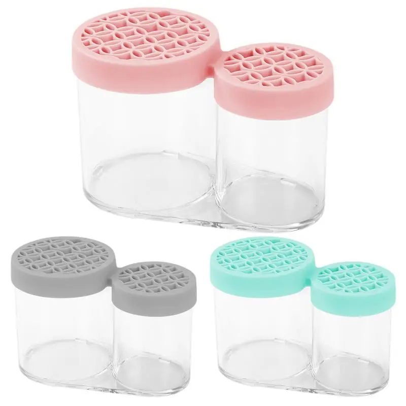 

Makeup Brushes Storage Organizer Box Makeup Brush Holder With Lid Practical Cosmetic Tools