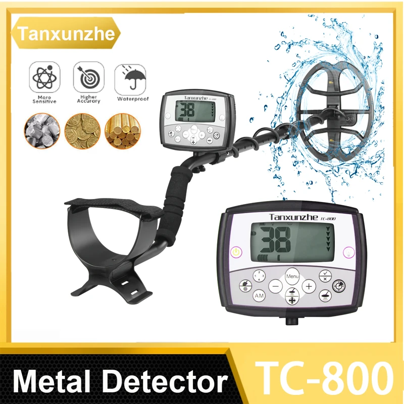 Tanxunzhe Tc-800 Metal Detector High Sensitivity Professional Gold ...
