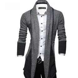 2023 KPOP Fashion Style Harajuku Slim Fit Tops Loose Casual All Match Outerwear Knitwear Cardigan Patchwork Long Sleeve Sweaters
