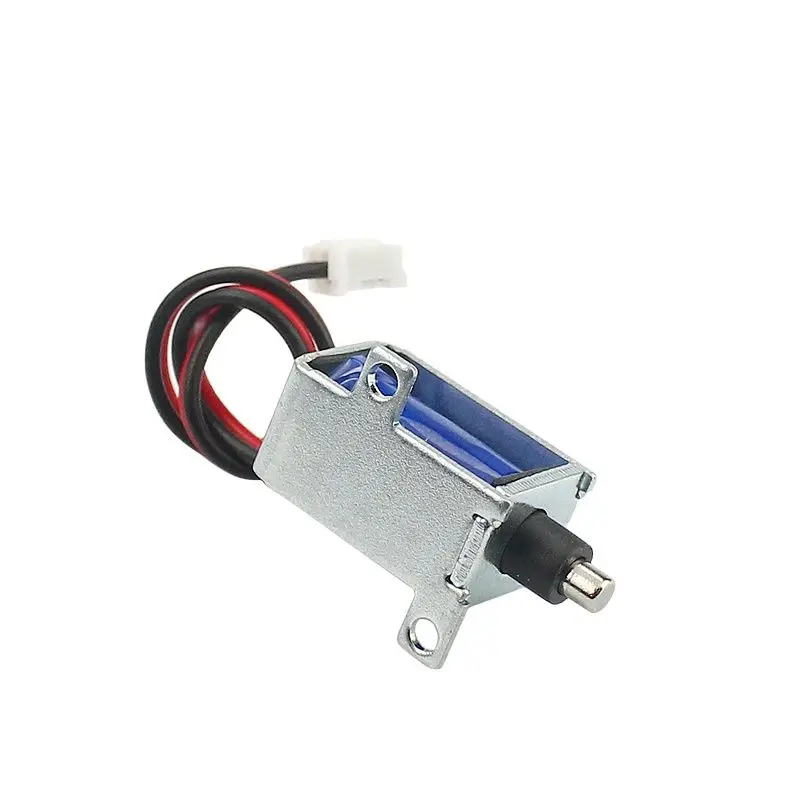 

DC12v small electric bolt lock mini electronic lock door latch 5v powerful electromagnet solenoid telescopic rod