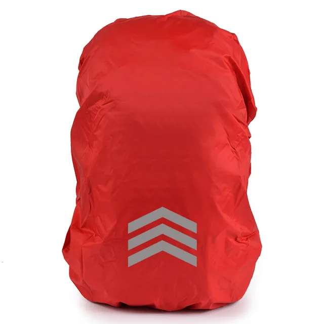 Waterproof Backpack Cover Solid Color Reflective Night Cycling Backpack Rain Cover Suitable for 18L-25L Small Backpack 3