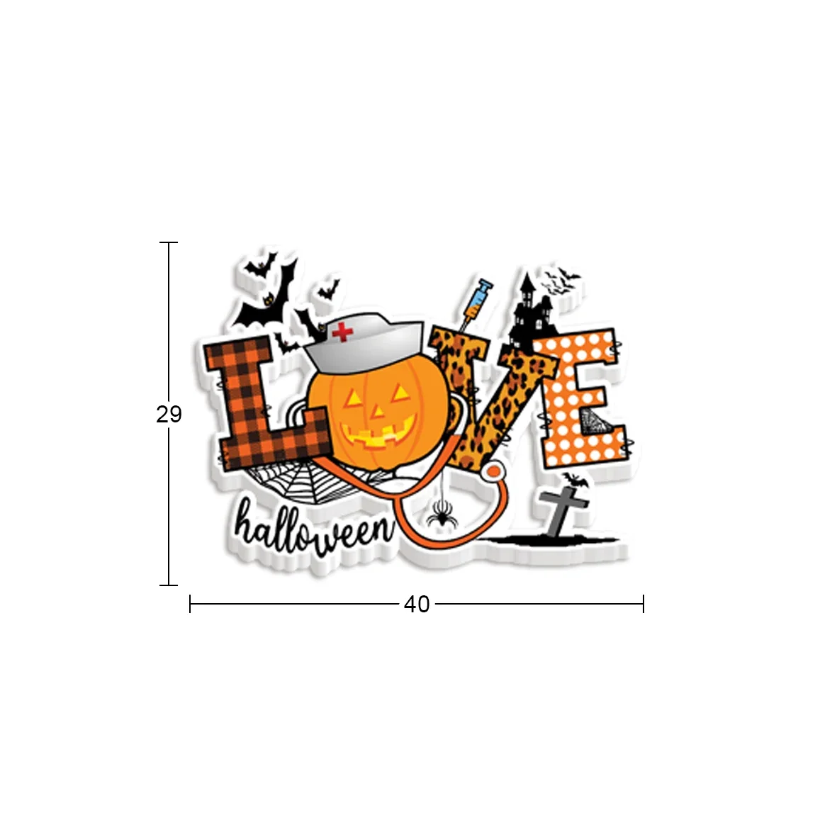 

10 Pcs/Lot Halloween Pumpkin Acrylic Resin Ornament Cabochon DIY Hairpin Jewelry Crafts Flatback Decoration Patch Applique