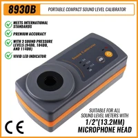 Sound Level Meter Calibrator 114dB 94dB 104dB Level For 1/2" 13.2mm Microphone Professional Noise Decibel Calibration Tool 1