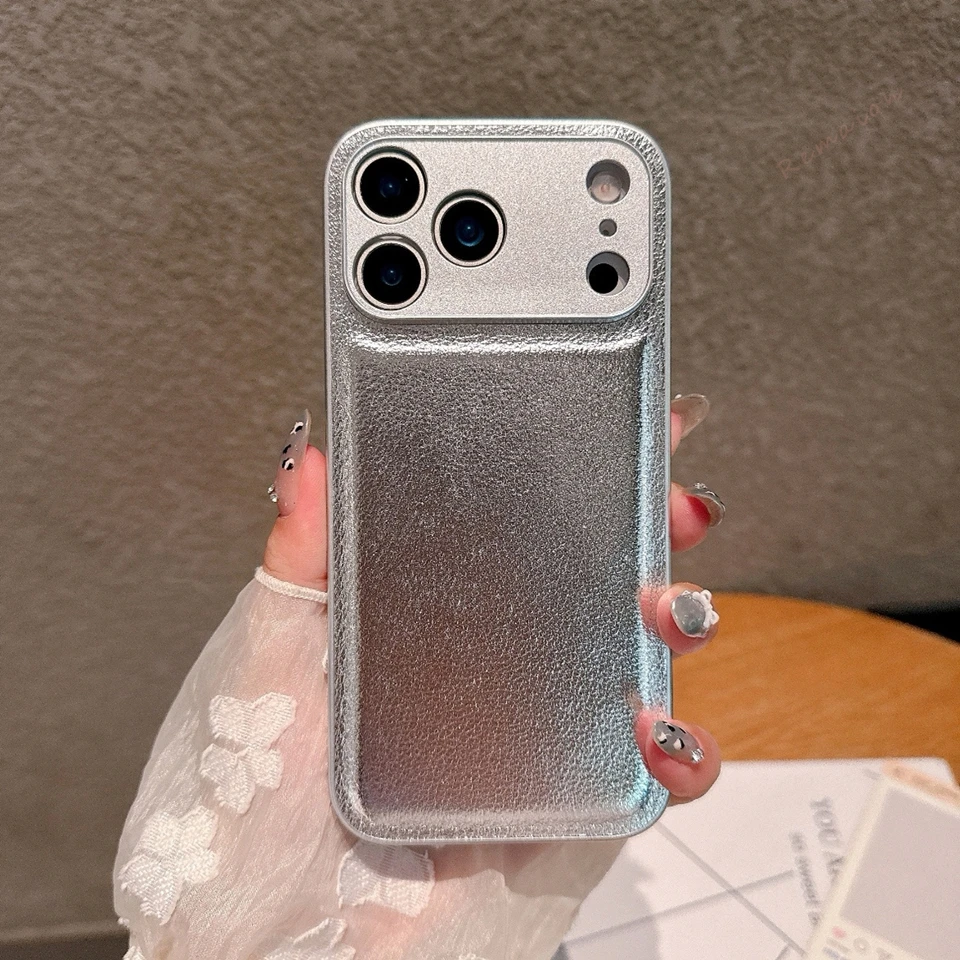 Luxury Leather Shockproof Phone Case - Elegant Protector Cover