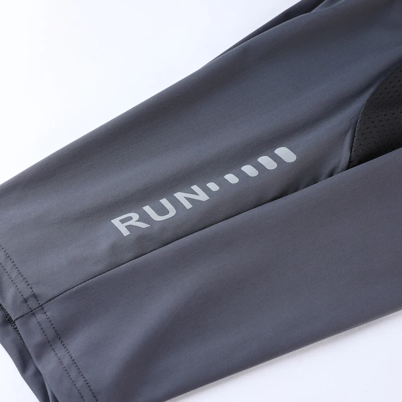 3/4 Pants Compression Spandex Runnining Quick Dry Gym 7 Points Pant Zipper Pockets Joggings Sweatpant Training Cropped Pants 5