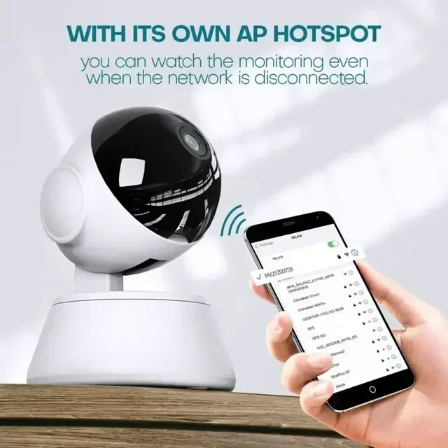 8MP IP WiFi Camera Surveillance Security Baby Monitor AI Human Tracking Cam Full Color Night Vision CCTV Indoor Video Camera 5