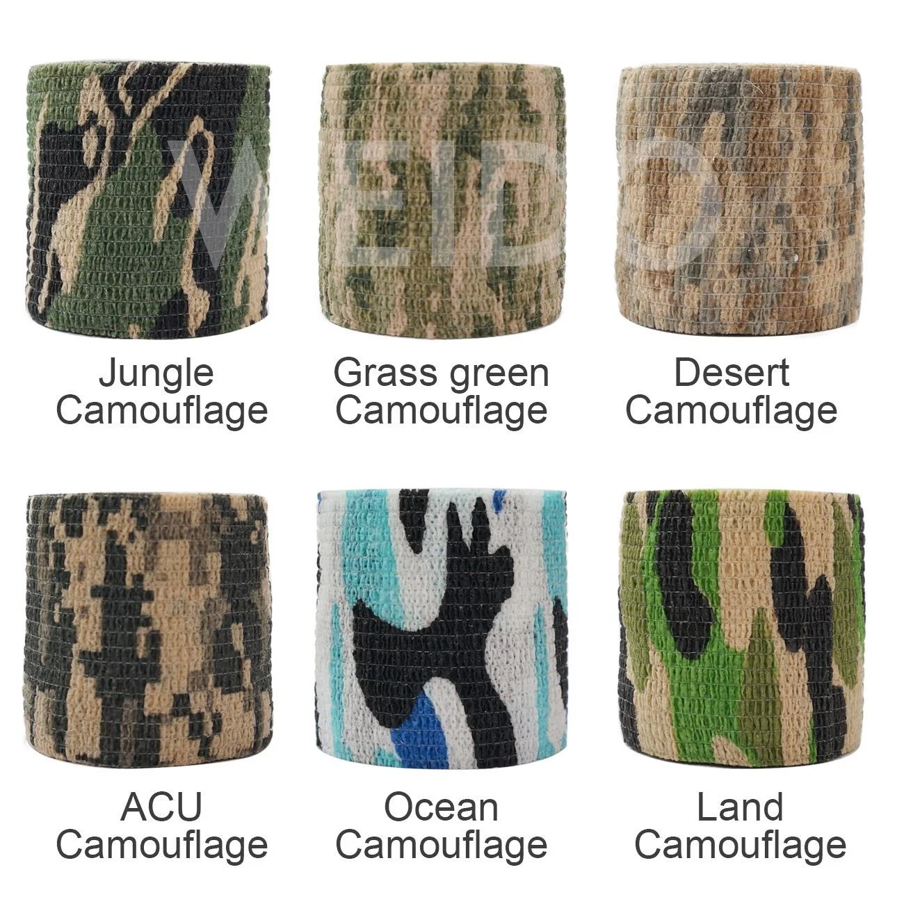 Stealth Wrap Self-Adherent Bandage Waterproof Camo Tape Hunting Finger/Ankle Support Medical First Aid