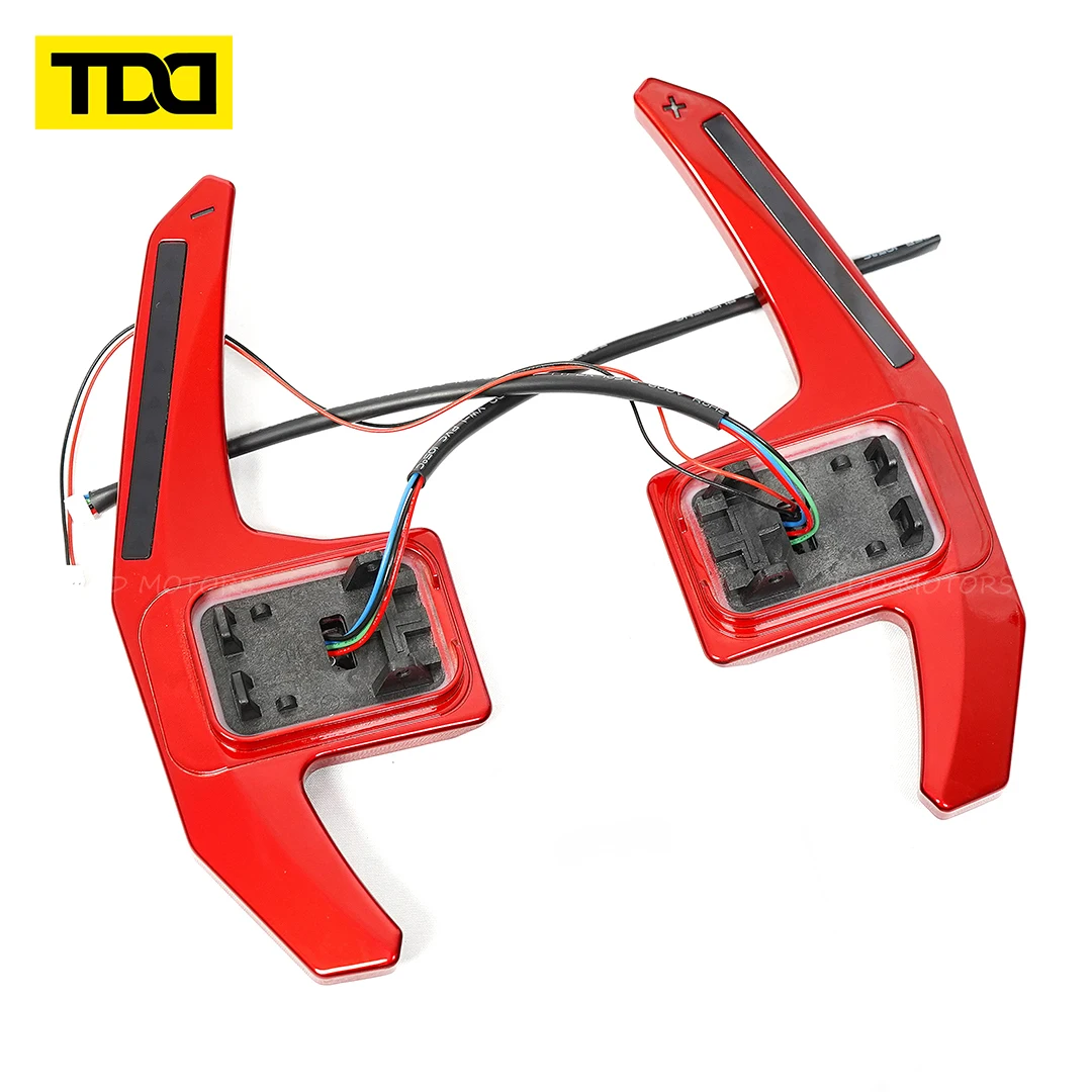 BMW F10 F11 F20 F21 F22 F45 F30 F31 F35 F32 F33 F36 X3 F25 X5 F15 X1 F48 F49용 TDD 스마트 LED 패들 시프터 모델 스마트 원