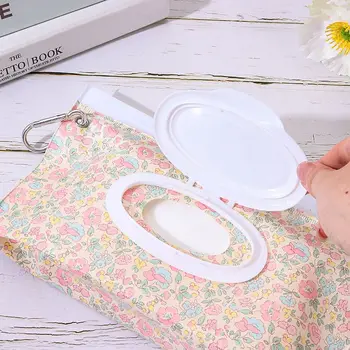 Sacchetto di salviette umidificate sacchetto di salviettine umidificate per bambini portatile custodia per salviette custodia Flip Cover Snap sacchetto di salviettine umidificate riutilizzabile scatola di fazzoletti utile per esterni