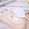 Wet Wipes Bag Portable Baby Wet Wipe Pouch Wipes Holder Case Flip Cover Snap Reusable Wet Wipe Bag Outdoor Useful Tissue Box 1