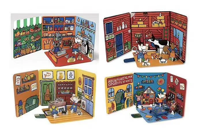 Maisy's house Farm shop Nursery 5冊　英語絵本 卸売 通販本・雑誌・漫画 - Maisys house Farm shop Nursery 5冊
