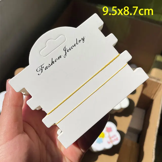 Packaging Packaging Jewelry Bracelet - 50pcs/lot Kraft Paper Packing Cards  Diy - Aliexpress