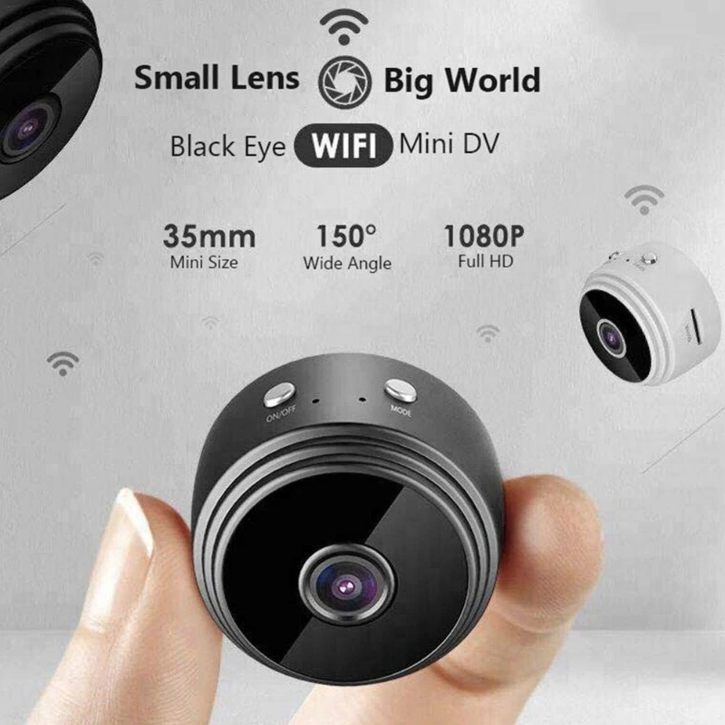 Mini Telecamera Hd 1080P A9 Telecamera Ip Di Sicurezza Digitale Wireless Ir Night Vision Mini Videocamera Di Sorveglianza Cctv Telecamere Wifi