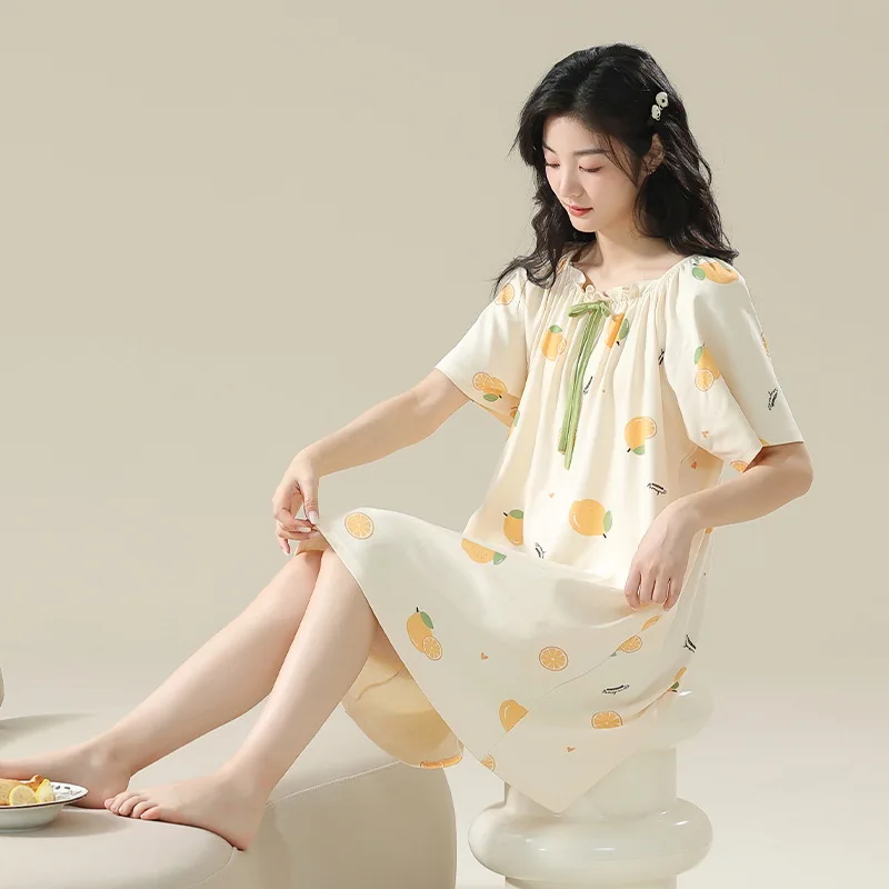 Long Cotton Nightgowns for Women Nightdress Sleepwear Women Cute Ladies  Nightshirt Nightie Nightwear Plus Size Sleep Dress 4XL - AliExpress  200574005