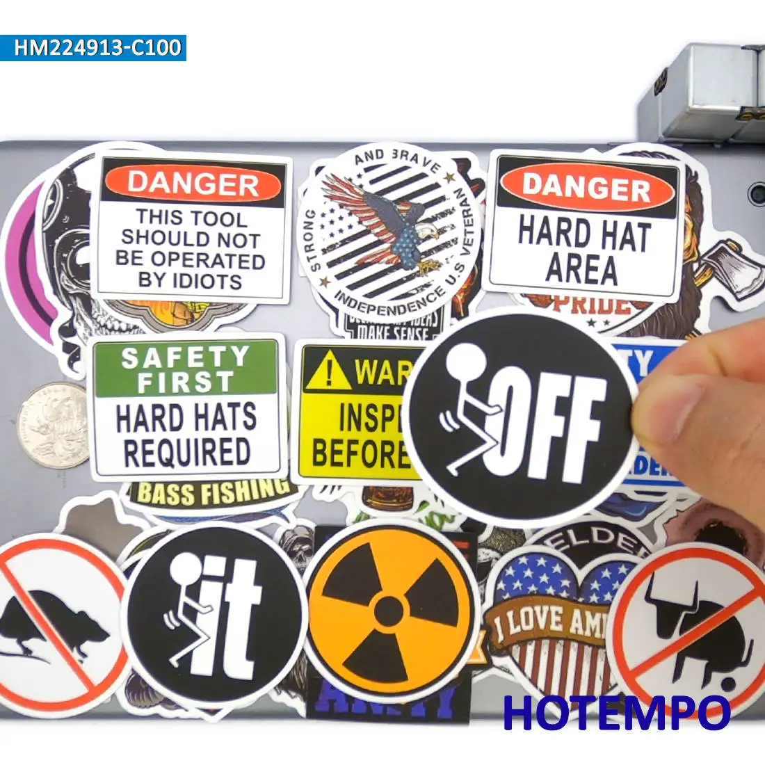 50/100 Stück, Safety First Aufkleber, Warnung, Vorsicht, Arbeiterslogan, Lustige Aufkleber, für Telefon, Laptop, Tasche, Fahrrad, Auto, Gepäck, Motorrad, Box, Helm Aufkleber – Detail 4