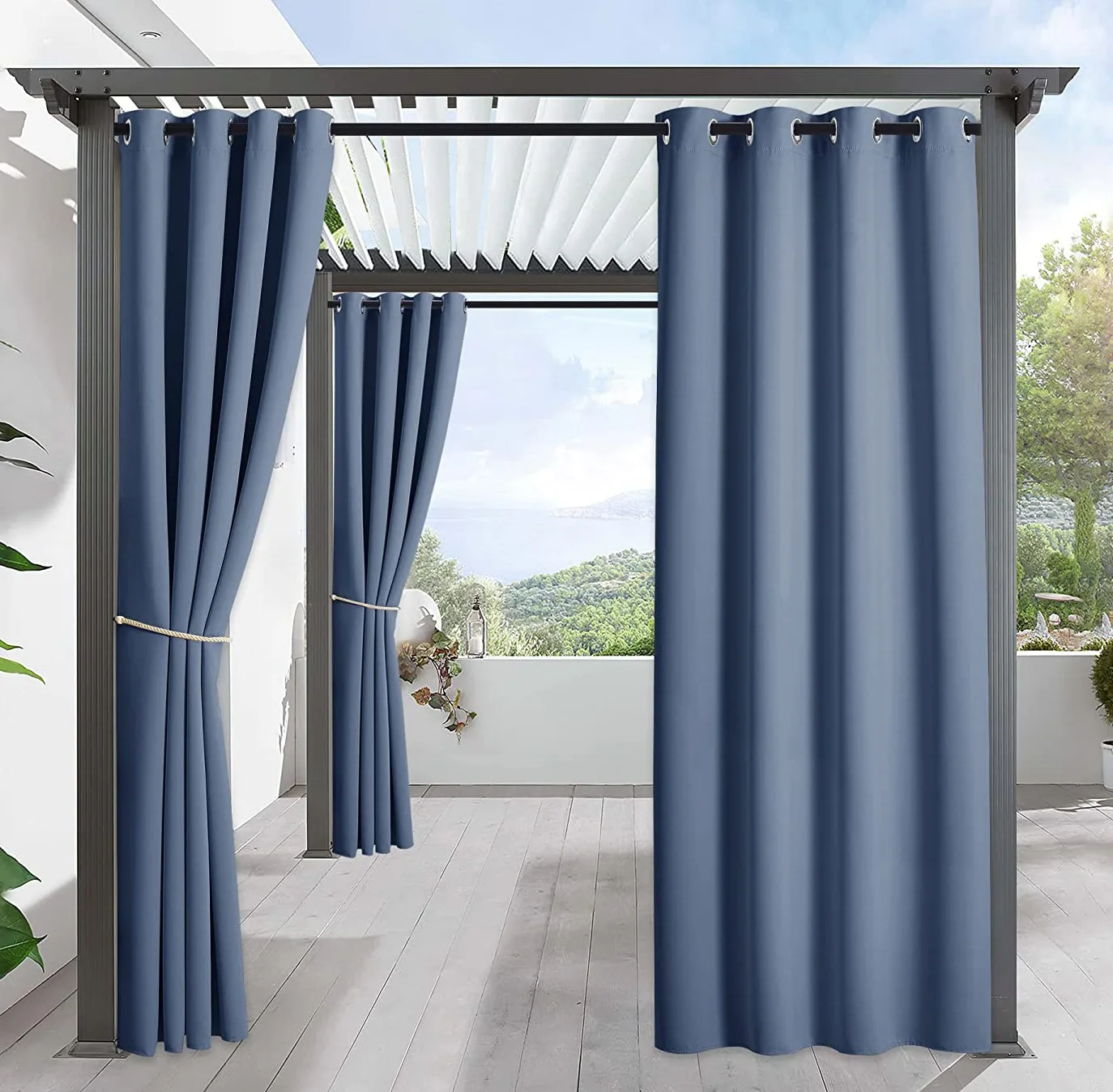 

Outdoor waterproof curtains, rainproof and heat-insulating shade cloth, sun room, pavilion, terrace grape rack