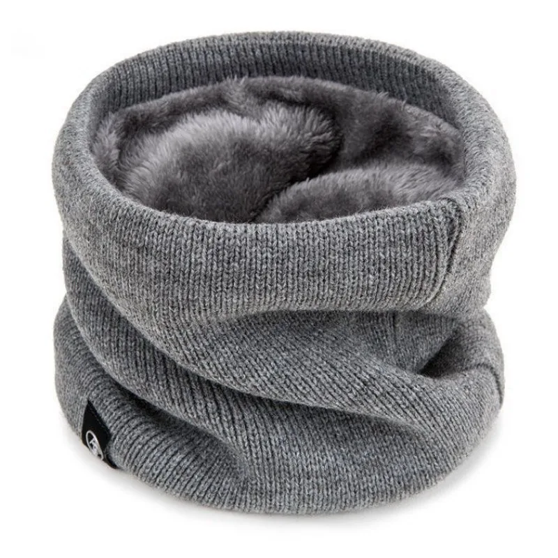 Knitted Neck Warmer Sports Scarf Fashion Soft Women Men Face Cover Winter Skating Running Hiking Scarves Thick Cold-proof Collar