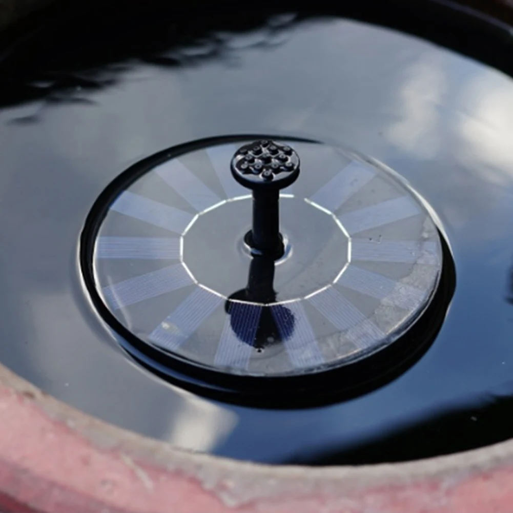 Solar Powered Floating Fountain Pump for Garden Pond Pool