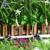 Outdoor Misting Cooling System Brass Mist Nozzle 8mm Hose Tee With Lock Nut Connector Garden Irrigation Adjustable Sprinkler 5
