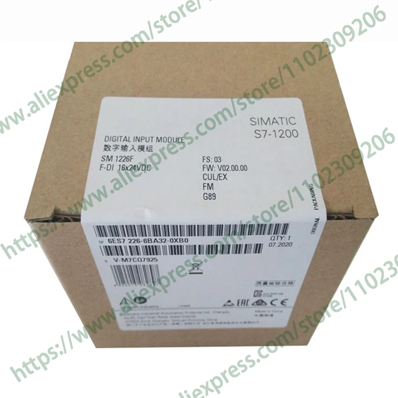 

Новый оригинальный контроллер Plc S7-1200PLC 6ES7226-6BA32-0XB0 6ES7226-6DA32-0XB0 Moudle Немедленная доставка