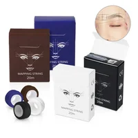 Microblading Mapping String Pre-Inked Eyebrow Marker thread Tattoo Brows Point 10m Pre Inked tattoo PMU string for mapping 1