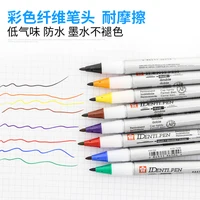 SAKURA IDENTI Permanent Pen Dual Tip 1.0 Mm Colored Marker Paint on All Surfaces; Writes on Paper Vellum Wood Metal, and Plastic 2