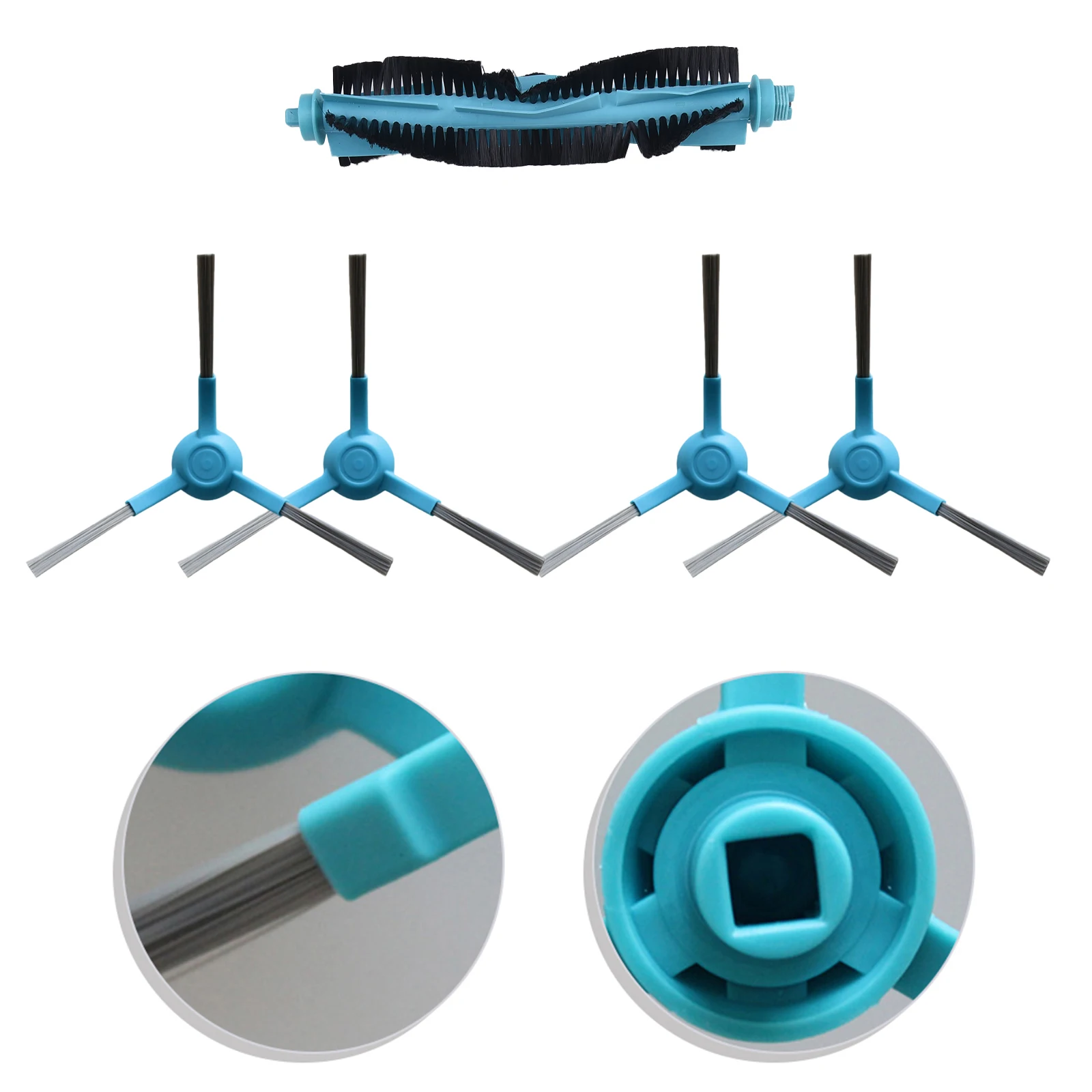 

Enhance the Longevity of Your For Conga Robot Vacuum Cleaner with Center Roller Brush & Side Brushes Replacement Kit