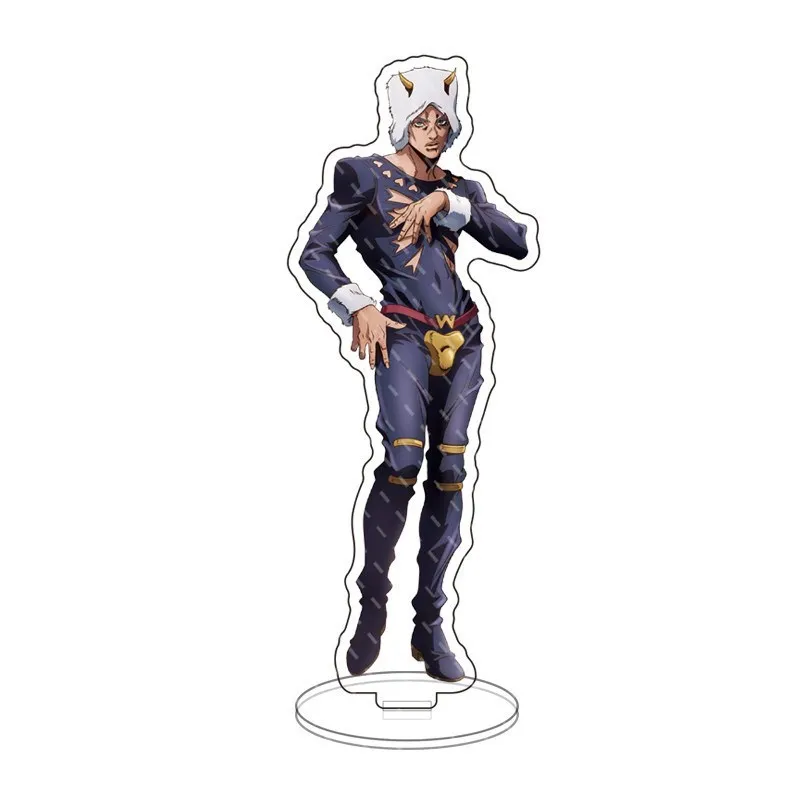 JoJo's Bizarre Adventure Anime TV Series Logo 6 Tall Custom Jotaro  Standing Pose Laser Engraved Acrylic w/LED Light Base 