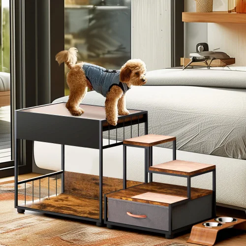 Elevated Pet Window Perch and Bunk Bed for Dogs