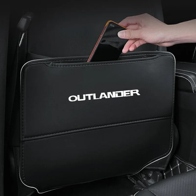 Car Seat Anti Kick Pads For Mitsubishi Outlander Car Anti-dirty Pad Seat Back Protective Mats for Children Kids Auto Accessories