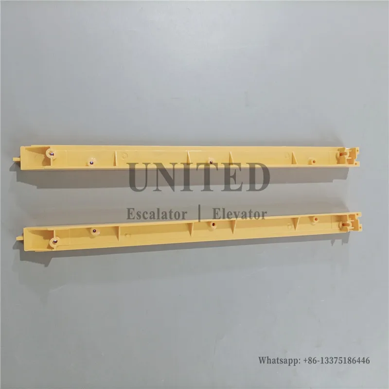 10pcs each L47332140A L47332140B Escalator Yellow Plastic Demarcation Strip Step Inserts Escalator Spare Parts