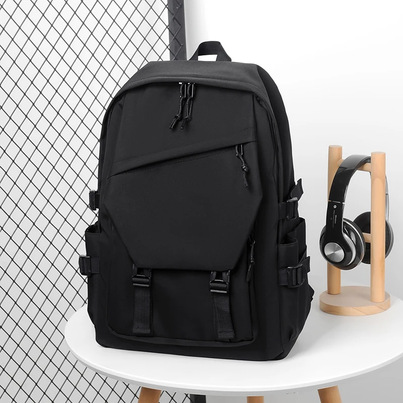 Large Capacity Student Backpack Lightweight Nylon Men's Casual Backpack Women's Commuter Backpack 14-inch Commuter Laptop Backpa 1