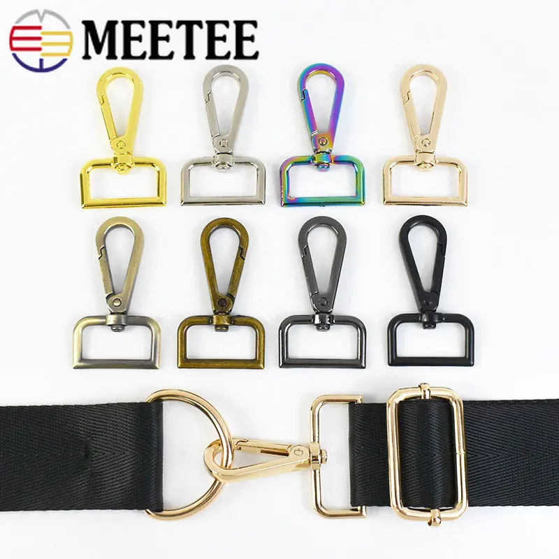 6-20-100PCS 16-20-26-32-38MM Metal Swivel Buckles For Bag Handbag Shoulder  Strap Lobster Clasp Carabiner Snap Hooks Accessories - AliExpress