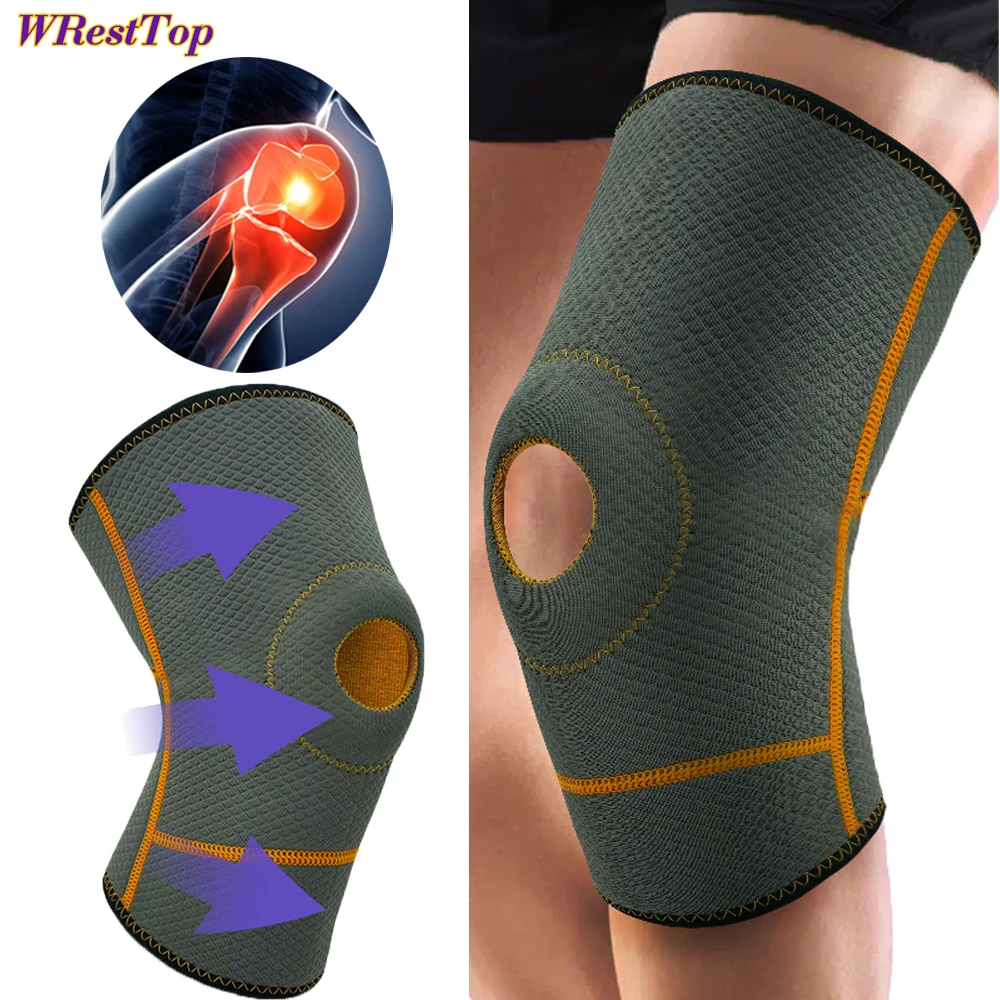Knee Brace Support Men Women Knee Brace Sleeve Patella Support Stabilizer  Compression Fit Support for Joint Pain and Arthritis Relief