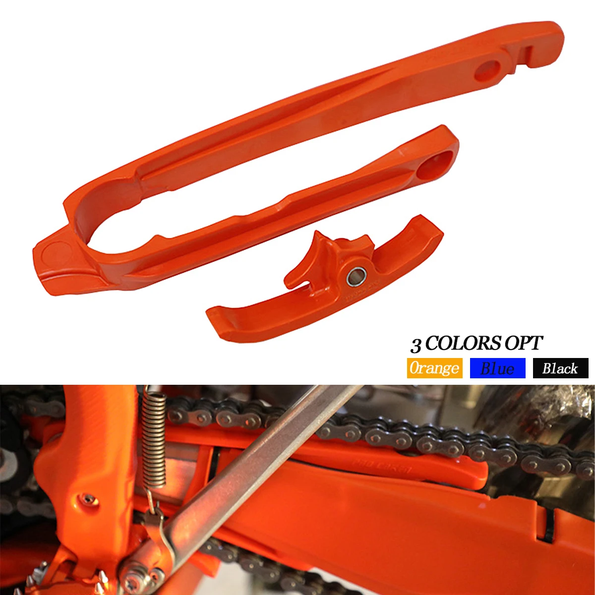 Motocross Chain Guide Slider Swingarm Guide For KTM EXC EXC-F SX SX-F ...
