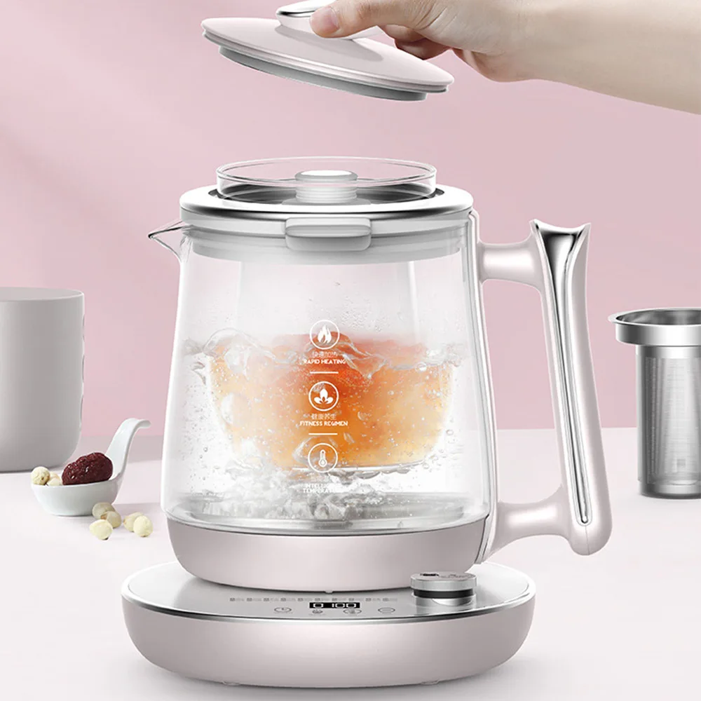 Office Electric Kettle Household Glass Watter Kettle Multifunctional Electric Flower Teapot Tea Maker