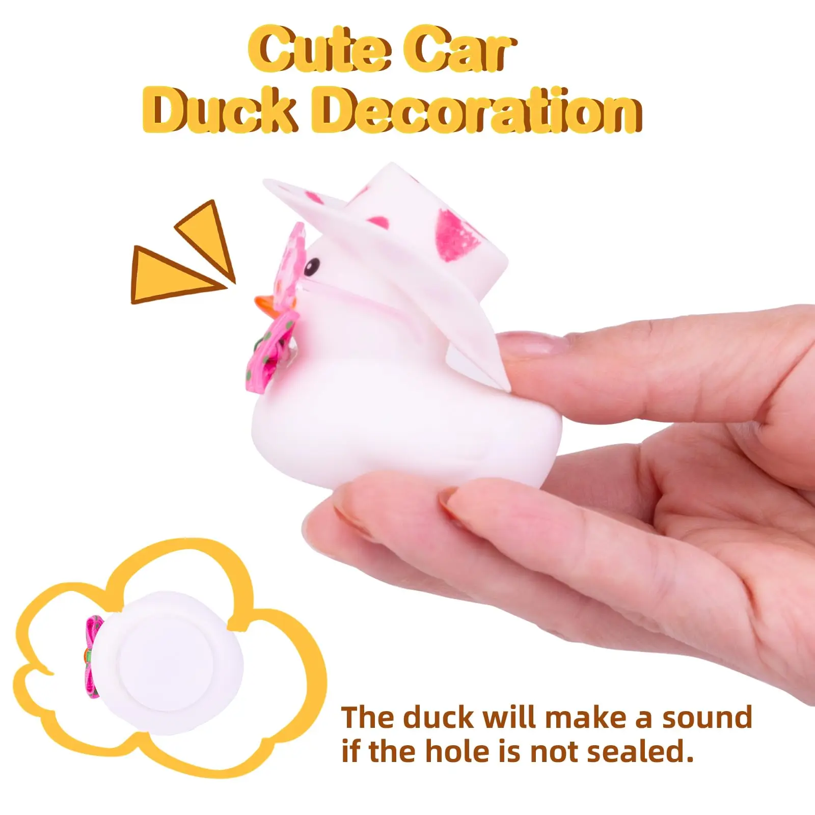 Car Duck Rubber Duck Car Ornaments Duck Car Dashboard Decorations Rubber Duck  Car Accessories 4