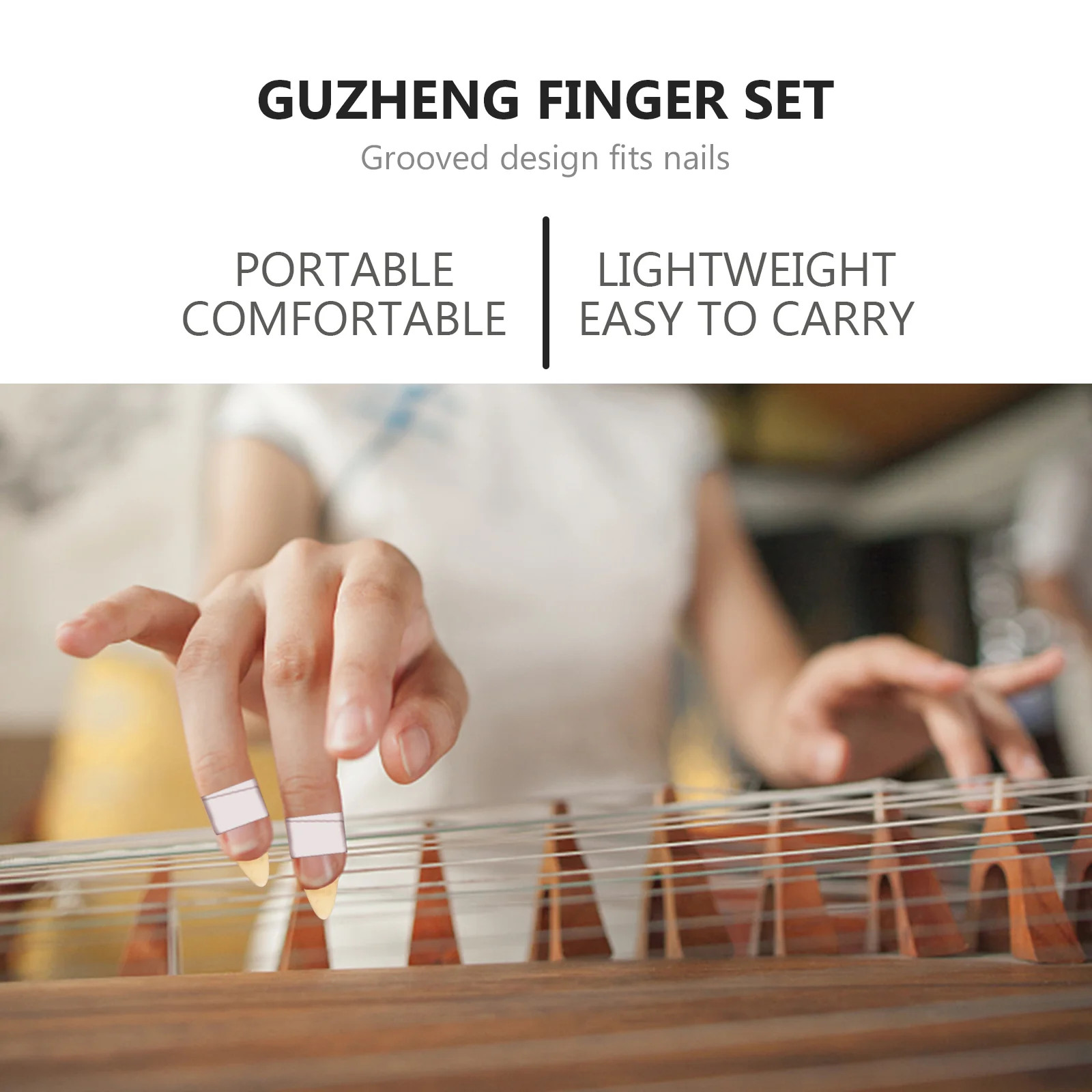 Nail Protector Guzheng Nails Fake Finger Picks Fingertip Protection Covers Child
