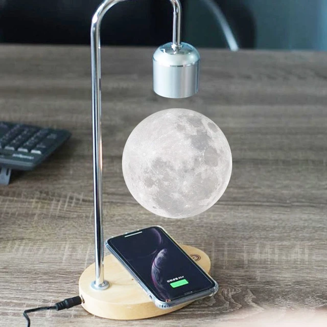 Floating Moon Desk Lamp, Levitating Lamp